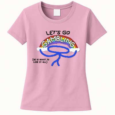Raxdflipnote LetS Go Gambling Limited Womens T-Shirt