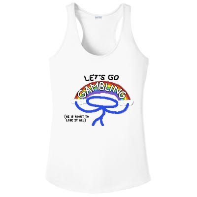 Raxdflipnote LetS Go Gambling Limited Ladies PosiCharge Competitor Racerback Tank