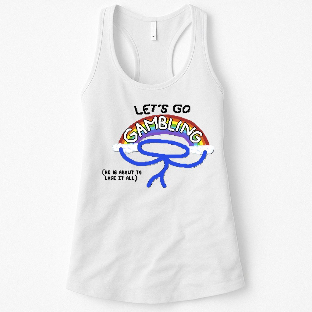 Raxdflipnote LetS Go Gambling Limited Womens Tank Top