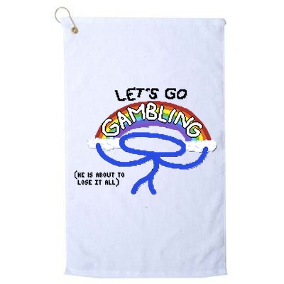 Raxdflipnote LetS Go Gambling Limited Golf Towel