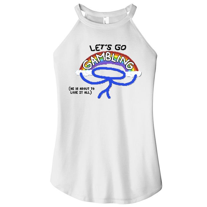 Raxdflipnote LetS Go Gambling Limited Women's Perfect Tri Rocker Tank