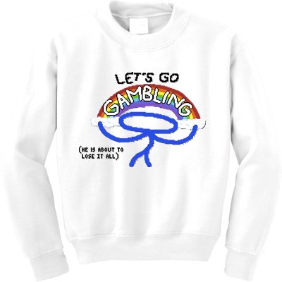 Raxdflipnote LetS Go Gambling Limited Kids Sweatshirt