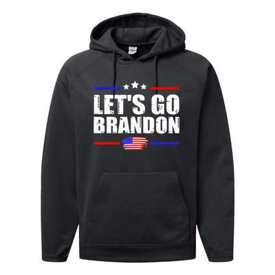 Retro LetS Go Brandon Performance Fleece Hoodie