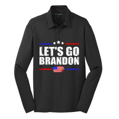 Retro LetS Go Brandon Silk Touch Performance Long Sleeve Polo