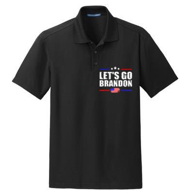 Retro LetS Go Brandon Dry Zone Grid Polo