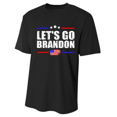 Retro LetS Go Brandon Performance Sprint T-Shirt