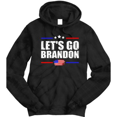 Retro LetS Go Brandon Tie Dye Hoodie