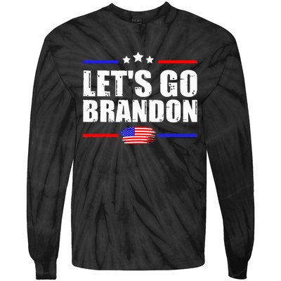 Retro LetS Go Brandon Tie-Dye Long Sleeve Shirt