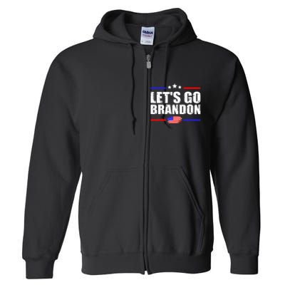 Retro LetS Go Brandon Full Zip Hoodie