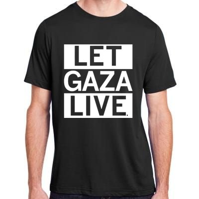 Raygun Let Gaza Live Adult ChromaSoft Performance T-Shirt