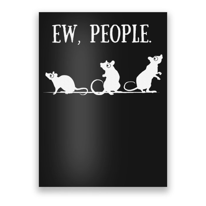 Rat Lovers Gift Introverted Rat Gift For Introverts Poster