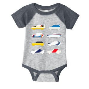 Rally Legends Group B Classic Rally Car Design Infant Baby Jersey Bodysuit