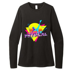 Retro LetS Get Physical Totally 80S Workout Fitness Womens CVC Long Sleeve Shirt