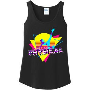 Retro LetS Get Physical Totally 80S Workout Fitness Ladies Essential Tank