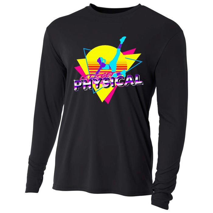 Retro LetS Get Physical Totally 80S Workout Fitness Cooling Performance Long Sleeve Crew