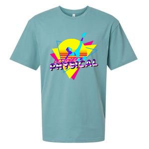 Retro LetS Get Physical Totally 80S Workout Fitness Sueded Cloud Jersey T-Shirt