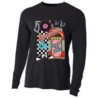 Rockabilly Lets Go To The Hop 1950S Retro Classic Jukebox Cooling Performance Long Sleeve Crew