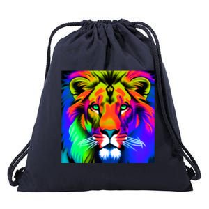 Rainbow Lion Graffitistyle Gift Drawstring Bag