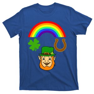 Rainbow Leprechaun Horseshoe St Patrick's Day Gift T-Shirt