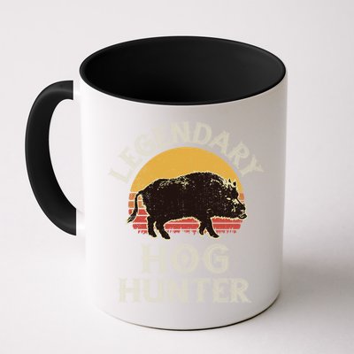 Retro Legendary Hog Hunter Vintage Pig Hog Boar Hunting Cool Gift Mug
