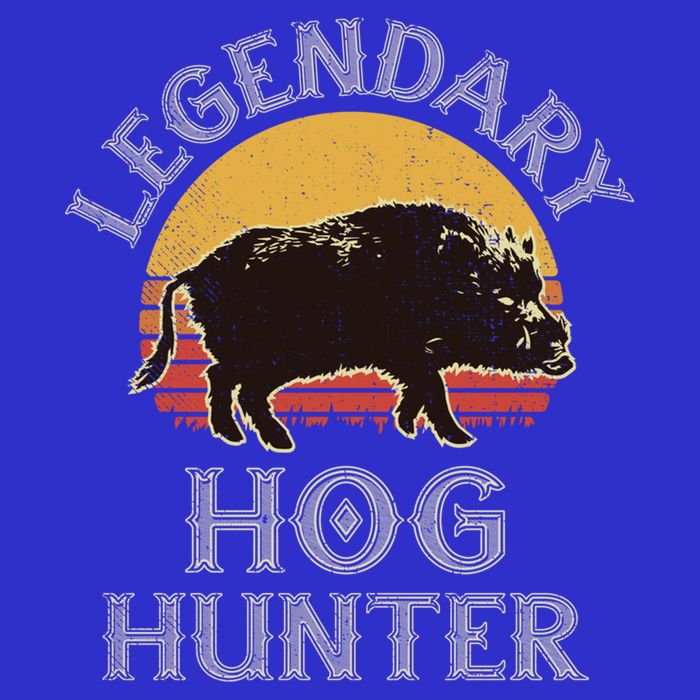 Retro Legendary Hog Hunter Vintage Pig Hog Boar Hunting Cool Gift Kids T-Shirt