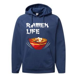 Ramen Life Hoodie Tasty Anime Noodle Bowl Performance Fleece Hoodie