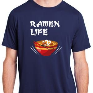 Ramen Life Hoodie Tasty Anime Noodle Bowl Adult ChromaSoft Performance T-Shirt