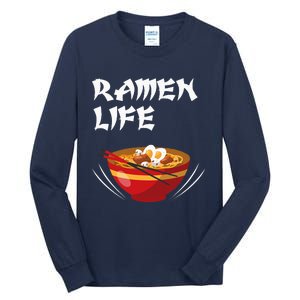 Ramen Life Hoodie Tasty Anime Noodle Bowl Tall Long Sleeve T-Shirt