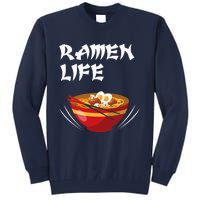 Ramen Life Hoodie Tasty Anime Noodle Bowl Tall Sweatshirt