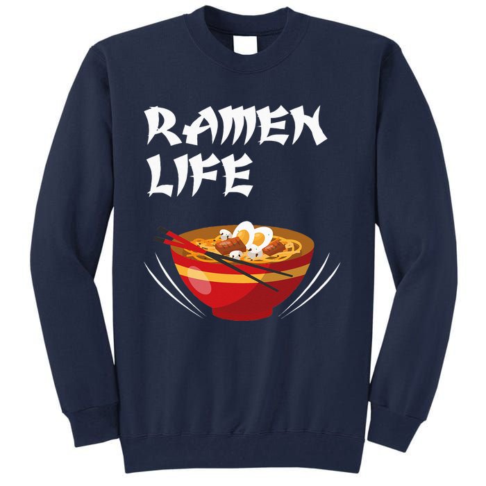 Ramen Life Hoodie Tasty Anime Noodle Bowl Tall Sweatshirt