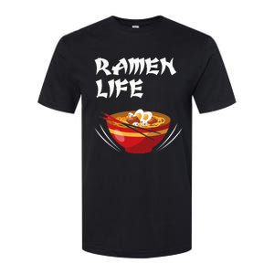 Ramen Life Hoodie Tasty Anime Noodle Bowl Softstyle CVC T-Shirt