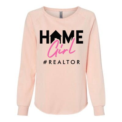 Realtor Life Home Girl Real Estate Agent Housing Investment Womens California Wash Sweatshirt