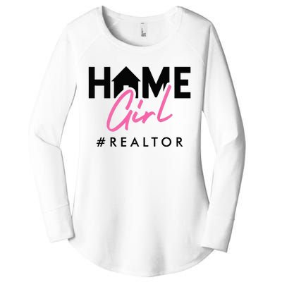 Realtor Life Home Girl Real Estate Agent Housing Investment Women's Perfect Tri Tunic Long Sleeve Shirt