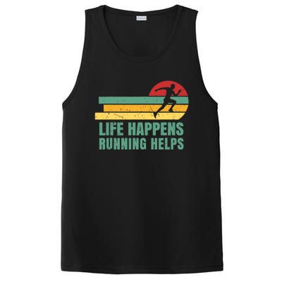 Runner Life Happens Running Helps PosiCharge Competitor Tank