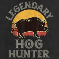 Retro Legendary Hog Hunter Vintage Pig Hog Boar Hunting Beanie