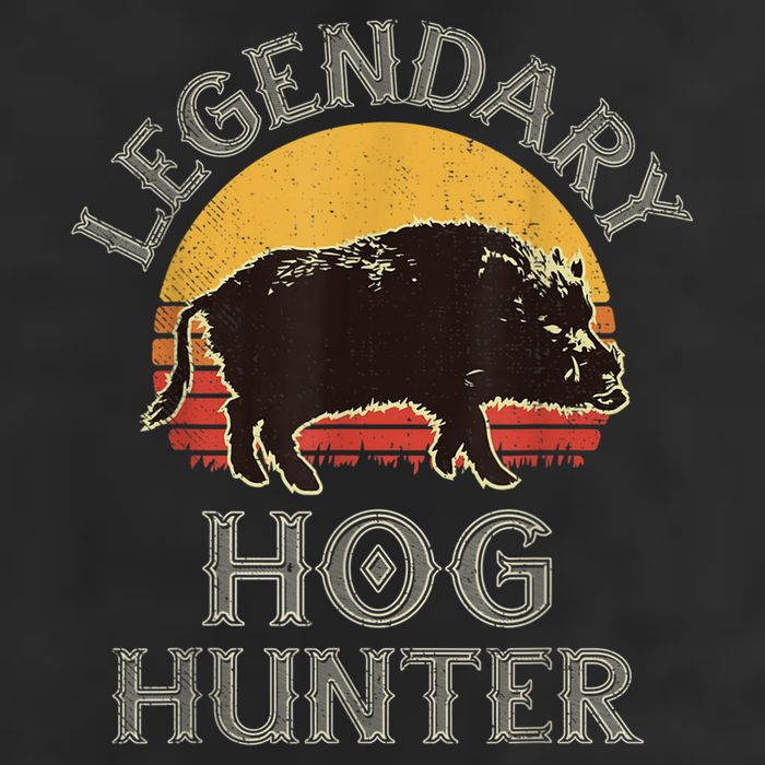 Retro Legendary Hog Hunter Vintage Pig Hog Boar Hunting Beanie