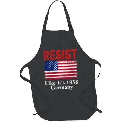 Resist Like Its 1938 Germany Historical Germany USA Flag Apron