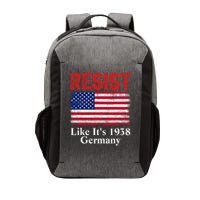 Resist Like Its 1938 Germany Historical Germany USA Flag Vector Backpack