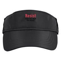 Resist Like It's 1938 Germany T-Shirt Adult Drive Performance Visor
