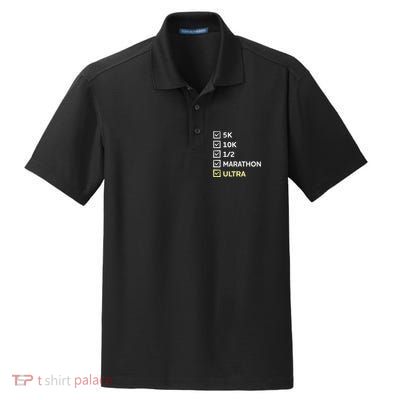 Running Late Is My Cardio Sleeping Dry Zone Grid Polo