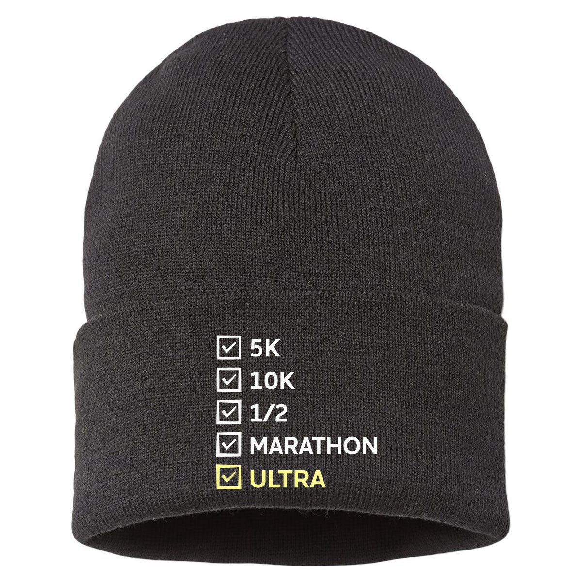 Running Late Is My Cardio Sleeping Sustainable Knit Beanie