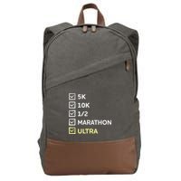 Running Late Is My Cardio Sleeping Cotton Canvas Backpack
