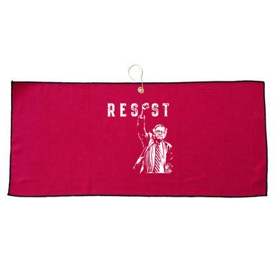 Resist Like Its 1938 Germany Large Microfiber Waffle Golf Towel