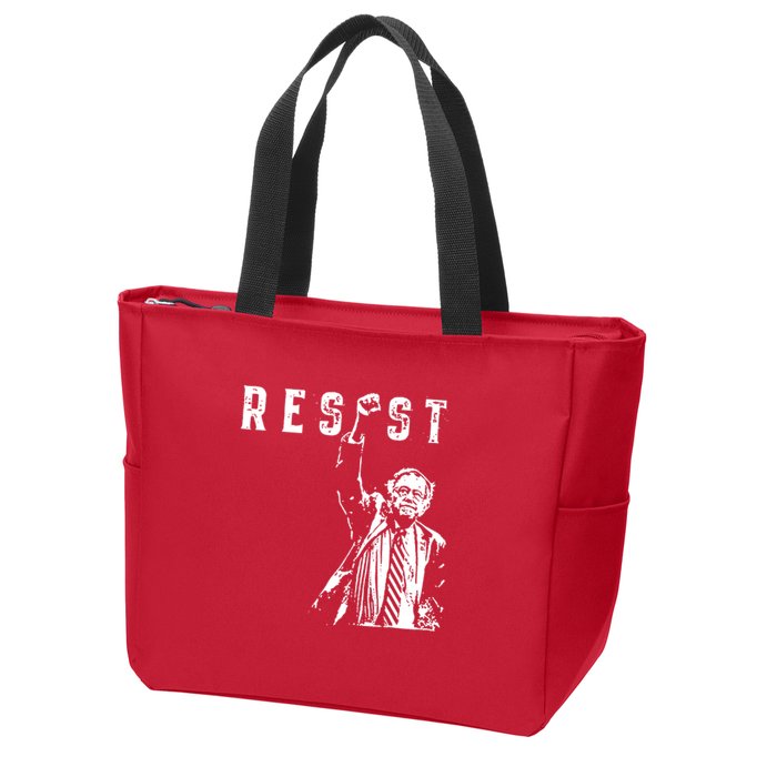 Resist Like Its 1938 Germany Zip Tote Bag