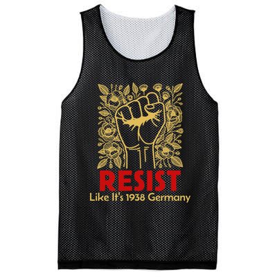 Resist Like Its 1938 Germany Mesh Reversible Basketball Jersey Tank