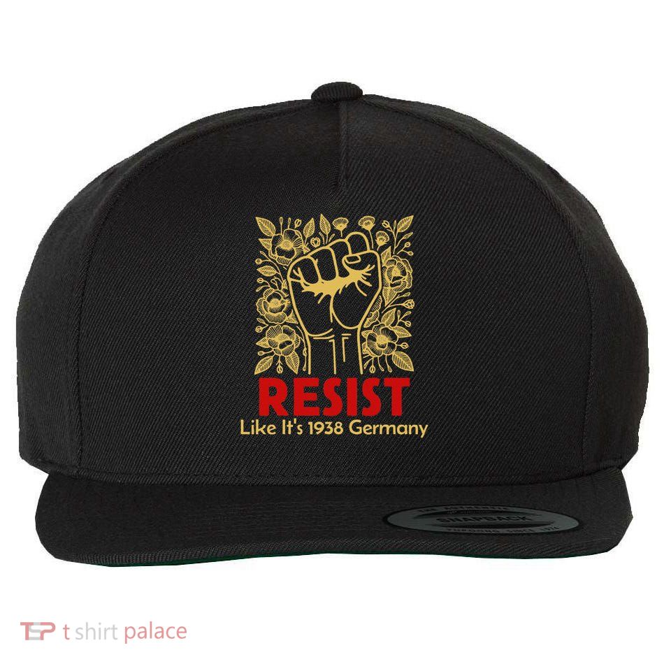 Resist Like Its 1938 Germany Wool Snapback Cap
