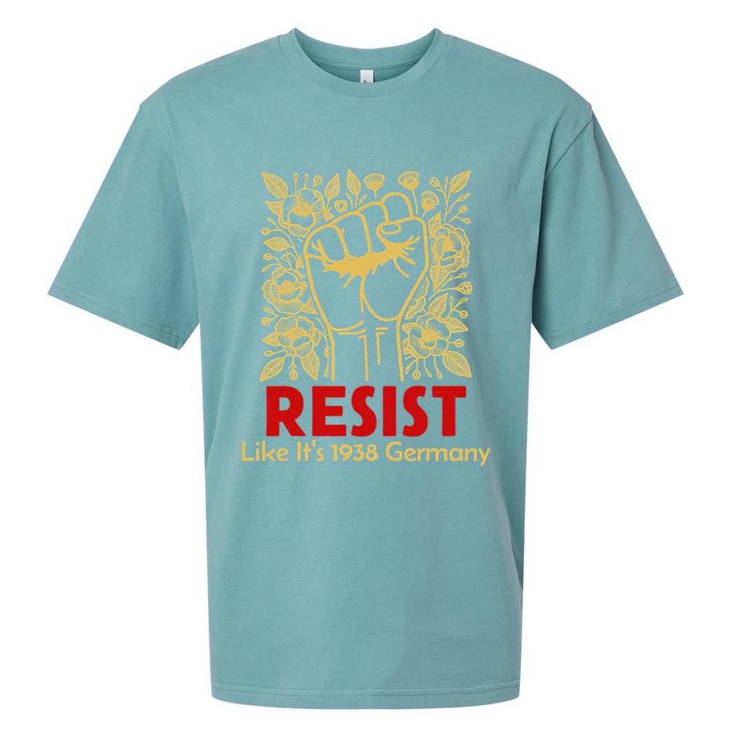 Resist Like Its 1938 Germany Sueded Cloud Jersey T-Shirt