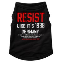 Resist like its 1938 Germany Reject Fascism Project 2025 Doggie Tank