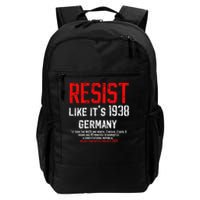Resist like its 1938 Germany Reject Fascism Project 2025 Backpack