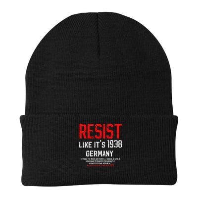 Resist like its 1938 Germany Reject Fascism Project 2025 Beanie